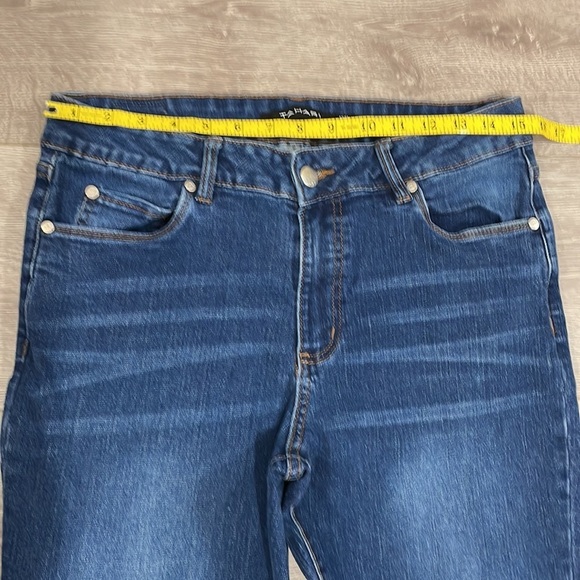 Tahari Kelly Mid Rise Skinny Denim Jeans 12/31 - Picture 8 of 16